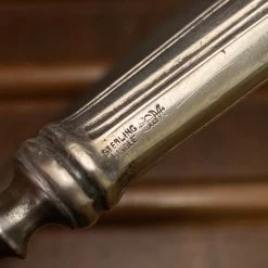 Vintage Unmarked 3pc Carving Set Carbon Steel Sterling Handles USA 1890’s-1920’s? -Knife shop image 8166d4ca 67fb 46f4 9a40 5fafc135f222