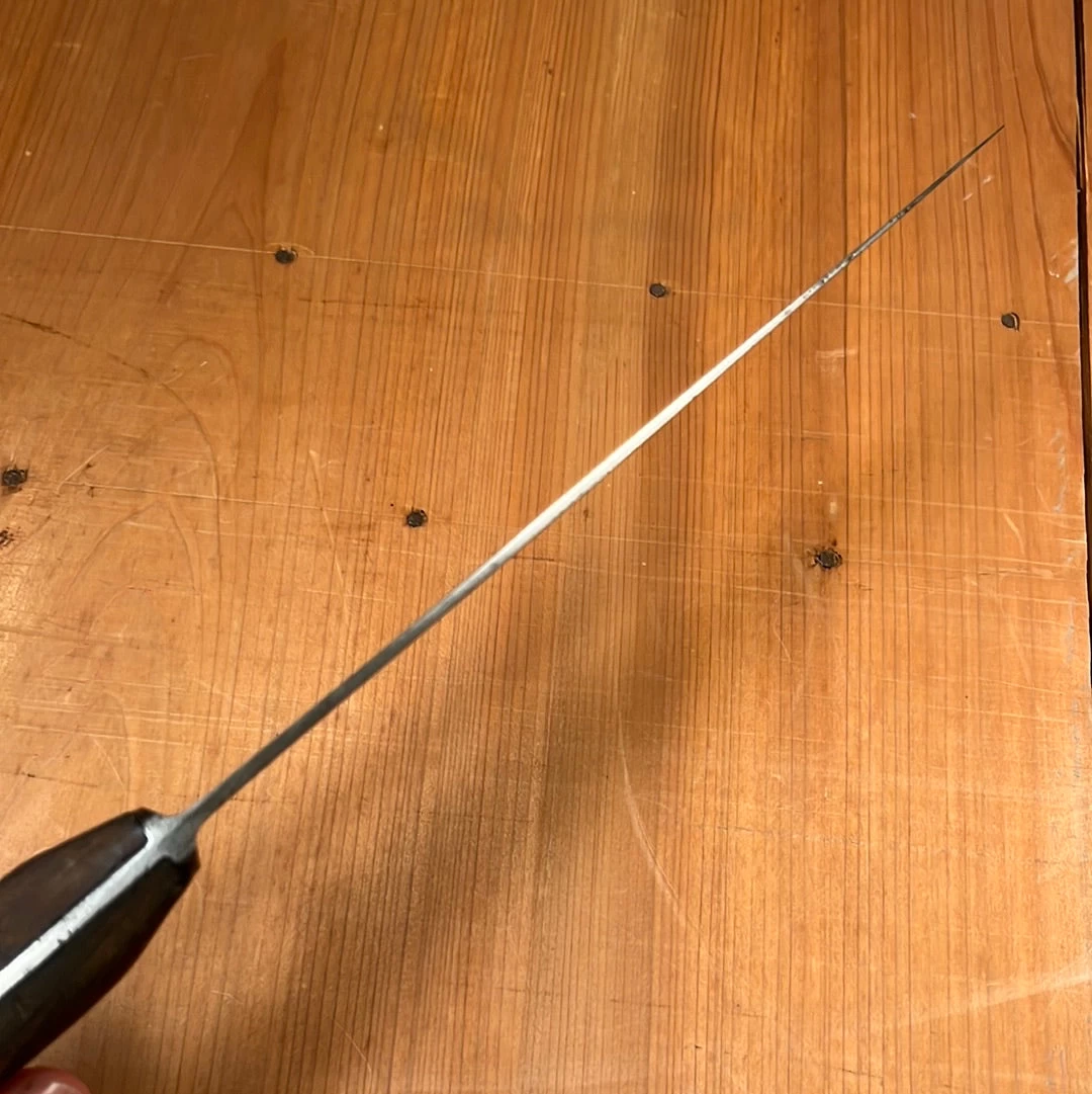 Vintage Unmarked Forged 8" Chef Knife Carbon Steel -Germany 1950's/60's? 5 Vintage Unmarked Forged 8" Chef Knife Carbon Steel -Germany 1950's/60's? - Image 3