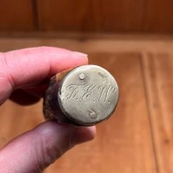 Vintage American Nogent Style 9.75" Slicer Forged Carbon Steel Antler Re-Handle -Knife shop image 8575533c 4f7f 4991 9005 b374f382fc63