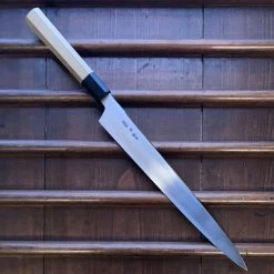 Sakai Kikumori Choyo 300mm Yanagi Shirogami 2 With Saya - LEFTY -Knife shop image 85a87da1 828e 47a7 9958 0b559a5b7e2c
