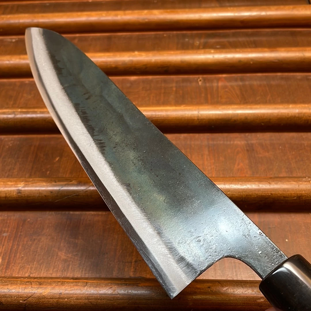 Tosa Tsukasa 210mm Wa Gyuto Shirogami 1 D Ho/Horn 7 Tosa Tsukasa 210mm Wa Gyuto Shirogami 1 D Ho/Horn - Image 5