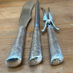 Vintage Crown Cutlery Co Carving Set Carbon Steel Sterling Sheffield -Knife shop image 876365aa c3c8 40b3 b5f1 1a67c852bc37