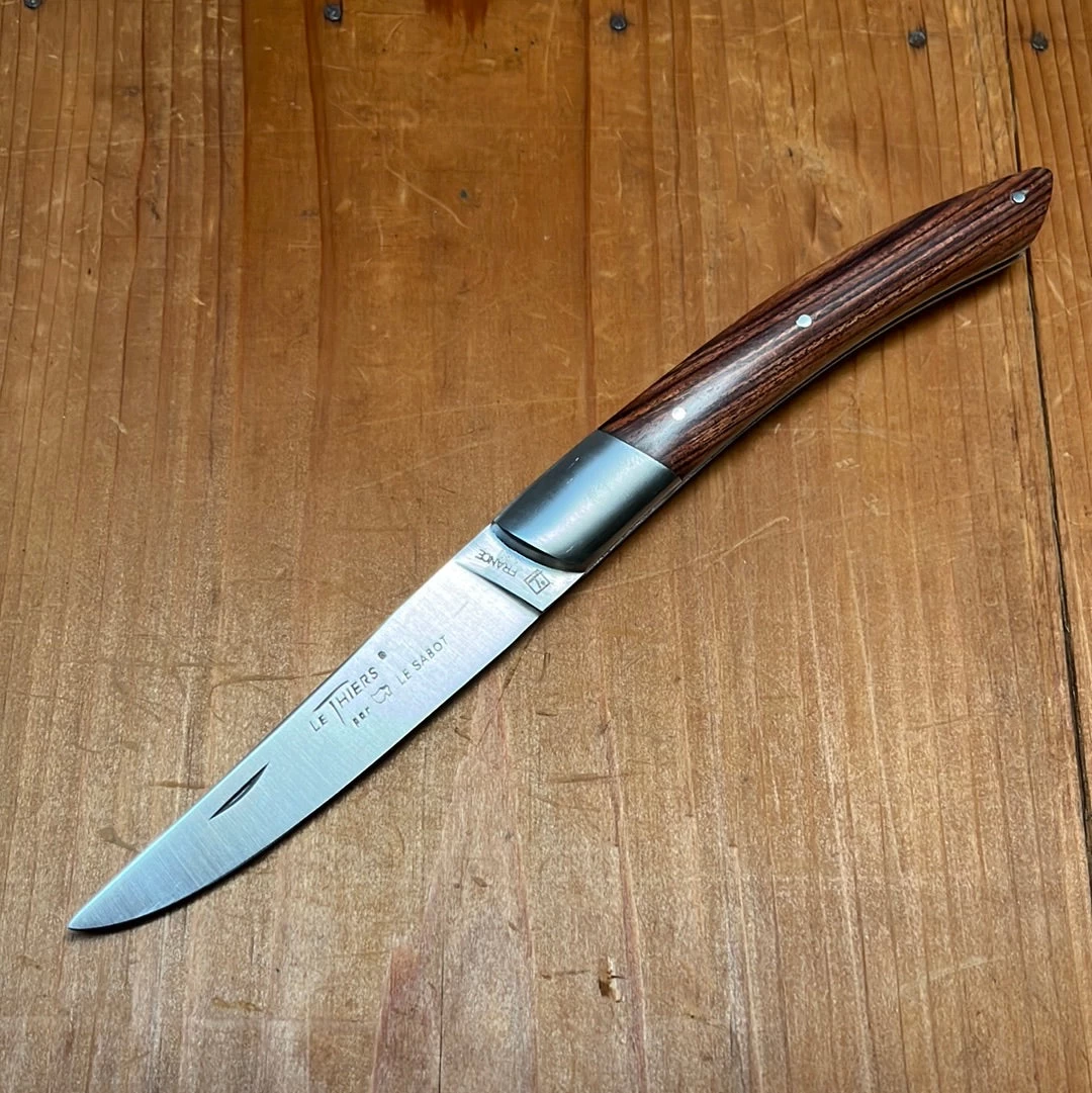 Au Sabot Le Thiers 12cm Pocket Knife Stainless Violetwood 3 Au Sabot Le Thiers 12cm Pocket Knife Stainless Violetwood