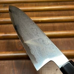 Hatsukokoro Komorebi 180mm Santoku Aogami 2 Damascus Ebony Handle -Knife shop image 88ff3063 b289 4af9 a6bf f0c8aada6079
