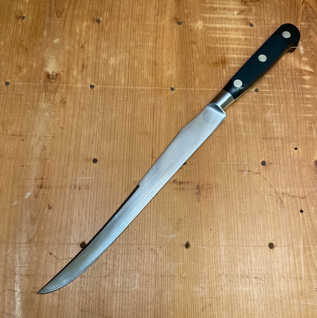 Vintage Sabatier Trumpet Ancienne Maison 8.25” Yataghan Slicer Stainless 1950’s 3 Vintage Sabatier Trumpet Ancienne Maison 8.25” Yataghan Slicer Stainless 1950’s