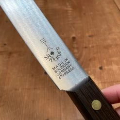 Friedr Herder 6" Wide Fillet Stainless Steel Flexible Black Oak Spade Rivet -Knife shop image 8bec695c c2bd 4eac 891f 8b95496abea7