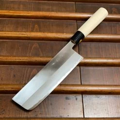 Takehiro 180mm Nakiri Iron & SK Carbon Tool Steel PC Poplar -Knife shop image 8c790ea8 6346 4005 8676 311e63476c4f