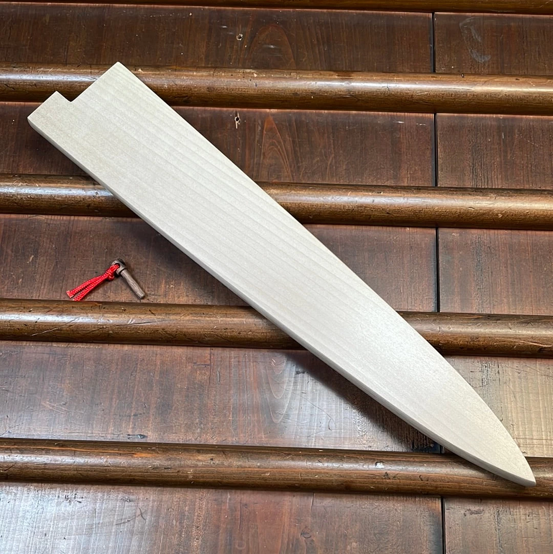 Hitohira Mumei 270mm Sujihiki Saya - Ho Wood 3 Hitohira Mumei 270mm Sujihiki Saya - Ho Wood