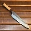 Hitohira Togashi 240mm Gyuto Aogami 2 Kurouchi Cherry Handle (Ebony End) -Knife shop image 8f0e2b9a 123f 4b24 a2a2 ef5d0fe93b68