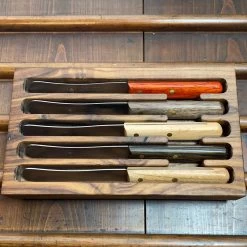 Friedr Herder Set Of Buckels Knives All Star In Walnut Drawer Storage Box -Knife shop image 91c71099 979d 47d6 93f6 106c15982d82