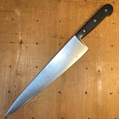 Vintage J A Henckels 12" Hand Forged Carbon Steel Chef Knife Model 108 1920's-30's
