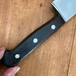 Vintage Unmarked 10” Chef Knife Carbon Steel German 1950-60s? -Knife shop image 9a10feb7 b5f3 4312 ab06 7dcc400477f2