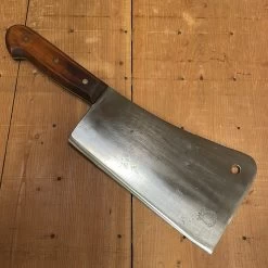 Vintage Harold Leonard & Co 9” Cleaver Carbon Steel Italy 1950’s/60’s? -Knife shop image 9db4e421 730f 4886 a55c f79002285a2b