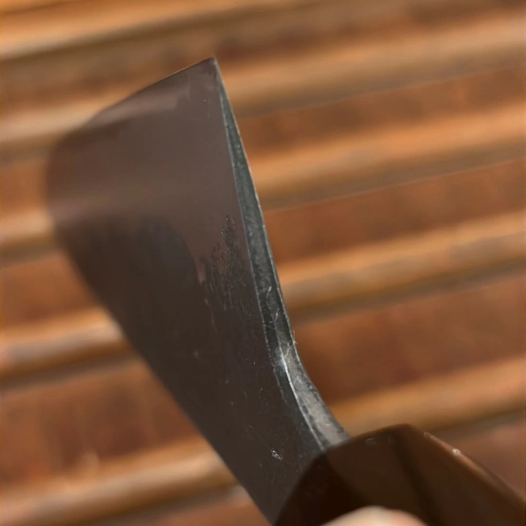 Mazaki 240mm Gyuto Shirogami 2 Kurouchi Finish Wenge 7 Mazaki 240mm Gyuto Shirogami 2 Kurouchi Finish Wenge - Image 5