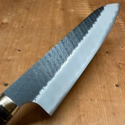 Nigara Hamono 210mm Gyuto SG2 Kurouchi Tsuchime Stabilized Maple Burl W/ Acrylic Western Handle -Knife shop image a2f83dc8 5022 4492 8530 1469925db1d7