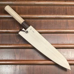 Konosuke Sakai HD2 210mm Wa Gyuto Ho Handle Ebony Ferrule With Saya -Knife shop image a5a9bbb7 7c14 46ff 86be 42c006e60a8c