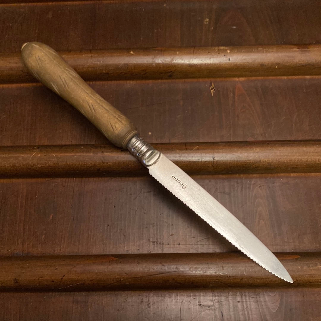 Vintage John Sanderson & Son Lemon Knife Silverplate Sheffield 1887-1927 4 Vintage John Sanderson & Son Lemon Knife Silverplate Sheffield 1887-1927 - Image 2