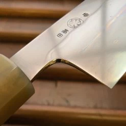 Takada No Hamono 180mm Santoku Aogami 2 Mizu Honyaki Ebony & Horn Octagonal -Knife shop image a7a7321e 7eb6 4206 bccf 967352df7ef6