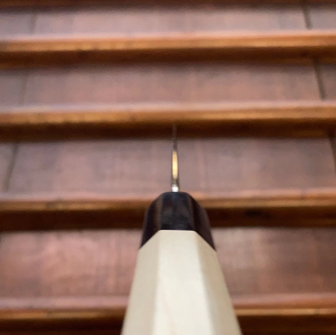 Sakai Kikumori Kikuzuki Uzu 135mm Kiritsuke Petty Aogami 1 With Saya 13 Sakai Kikumori Kikuzuki Uzu 135mm Kiritsuke Petty Aogami 1 With Saya - Image 11