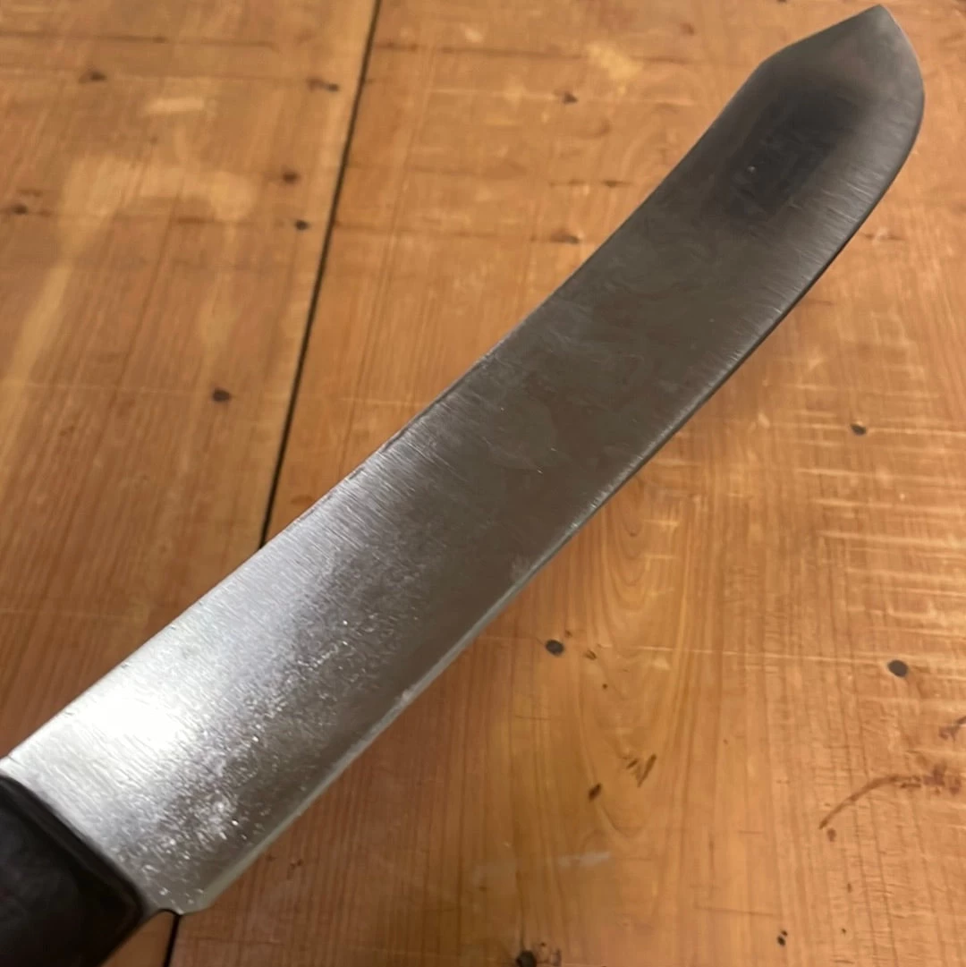 Vintage Nichols Bros 10” Bullnose Scimitar Carbon Shear Steel 19th C - Early 20th 9 Vintage Nichols Bros 10” Bullnose Scimitar Carbon Shear Steel 19th C - Early 20th - Image 7