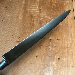 Vintage American Nogent Style 9.75" Slicer Forged Carbon Steel Antler Re-Handle -Knife shop image ad0d3130 68a2 422c aec4 2e698dfc636c