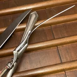 Vintage Unmarked 3pc Carving Set Carbon Steel Sterling Handles USA 1890’s-1920’s? -Knife shop image ae3dc6ec 9472 492f 8c9f 9ef48bdc5185