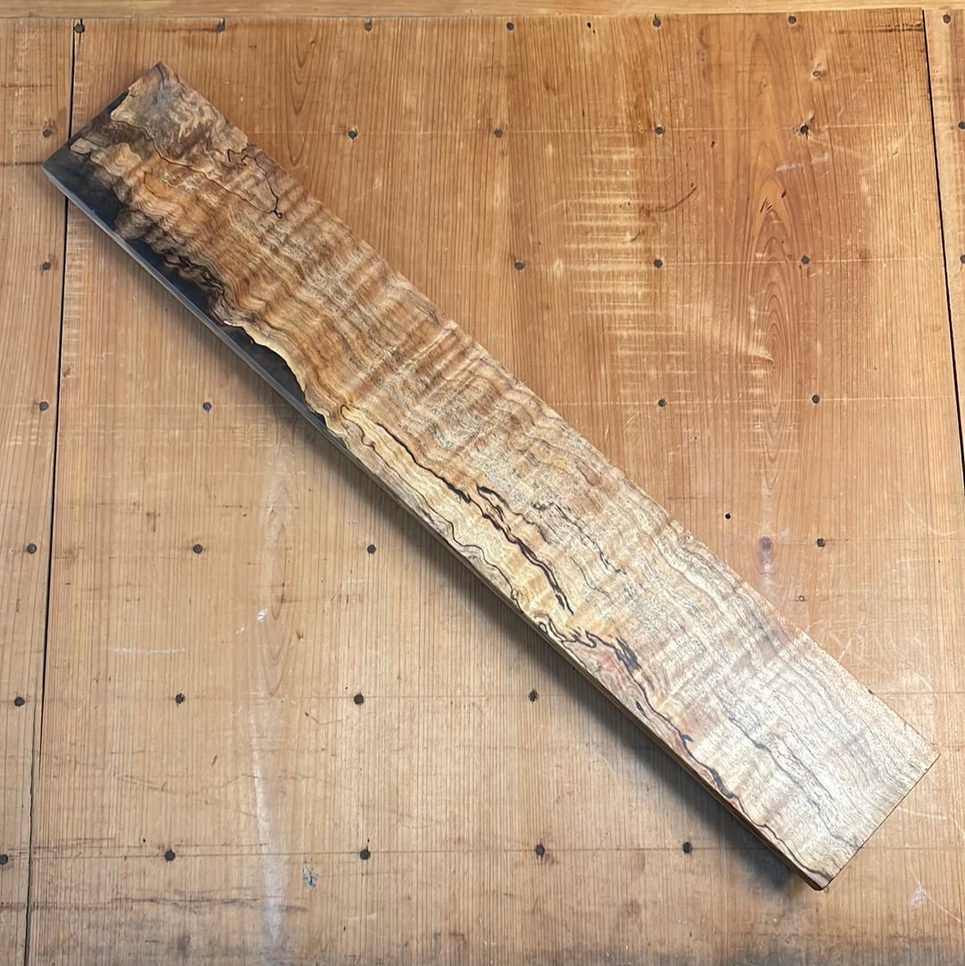 Knife En Place Harmony Select Large Spalted Curly Maple With Translucent Black Epoxy Magnetic Knife Holder 3 Knife En Place Harmony Select Large Spalted Curly Maple With Translucent Black Epoxy Magnetic Knife Holder