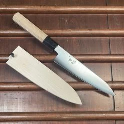 Ashi Hamono Ginga 180mm Wa-Gyuto Swedish Stainless With Saya