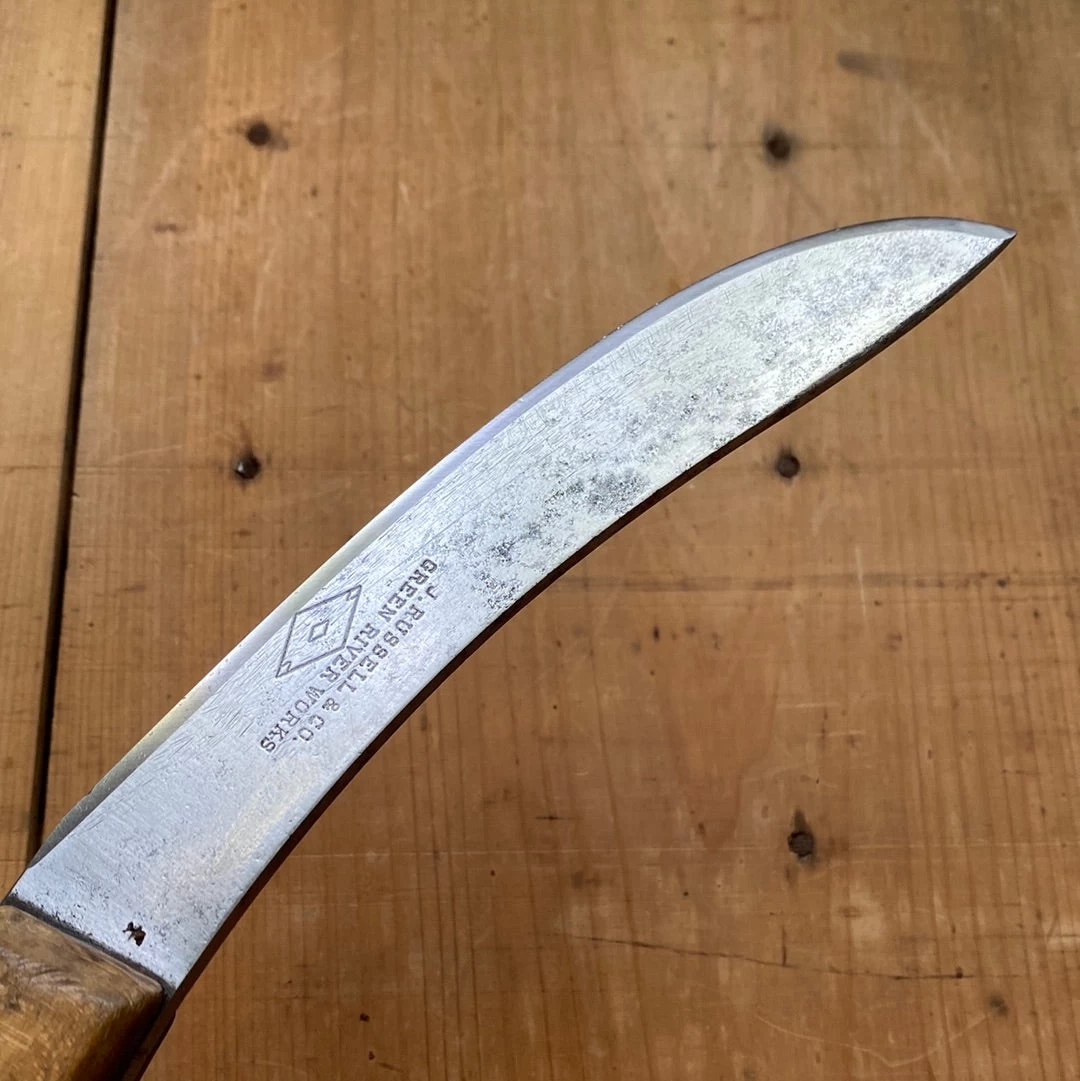 Vintage J Russell Green River Works 6” Skinning Knife Carbon 1884-1920’s 10 Vintage J Russell Green River Works 6” Skinning Knife Carbon 1884-1920’s - Image 8
