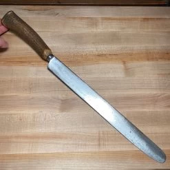 Vintage J Smith 14" English Roast Beef Knife Shear Steel & Stag 19th C. -Knife shop image b20aa655 cc4c 4792 a5a0 27a6ac919c02
