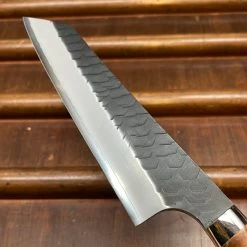 Nigara Hamono SG2 150mm Honesuki Kaku Kurouchi Tsuchime Stabilized Maple Burl Western Handle -Knife shop image b254bed7 bb44 4816 9349 6e1263316c7d