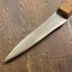 Vintage Unmarked 5” Carbon Steel Hand Forged Skinning Knife Beech Handle 1890’s-1930’s -Knife shop image b4fa810f aa8f 46a7 abce b2f91a7d97d3