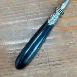 Vintage French Carving 3-Tined Fork Horn Handle -Knife shop image b63da8b5 1659 4573 9b3c 57ebfe38c215