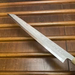 Hitohira Tanaka Manzo 300mm LEFTY Kiritsuke Yanagi Aogami 1 Damascus Ebony W/ Saya 17 Hitohira Tanaka Manzo 300mm LEFTY Kiritsuke Yanagi Aogami 1 Damascus Ebony W/ Saya -Knife shop image b8cf5dd1 3dcf 4f04 a2fb 33116900130d