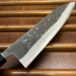 Kamo Shiro 210mm Gyuto AS Kurouchi Carbon 3 Layers Teak Horn 12 Kamo Shiro 210mm Gyuto AS Kurouchi Carbon 3 Layers Teak Horn -Knife shop image b905035e 9208 49b4 a0db 4df17b4368bb