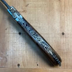 Fontenille Pataud Laguiole Sport 13cm Pocket Knife Damascus Walnut With Delicate Golden File Work Lockback -Knife shop image b9fef873 ae30 466b 8ac4 39f7f2c72233