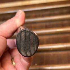 Tsukasa Hinoura 180mm Nakiri Shirogami Warikomi Unryu Suminagashi Burnt Chestnut Horn -Knife shop image bad4c5be 9b13 47e7 9517 d906eaec9726