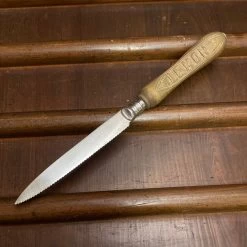 Vintage John Sanderson & Son Lemon Knife Silverplate Sheffield 1887-1927