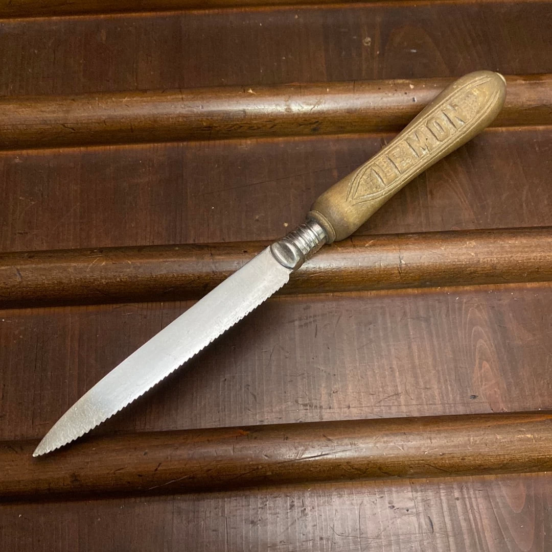 Vintage John Sanderson & Son Lemon Knife Silverplate Sheffield 1887-1927 3 Vintage John Sanderson & Son Lemon Knife Silverplate Sheffield 1887-1927