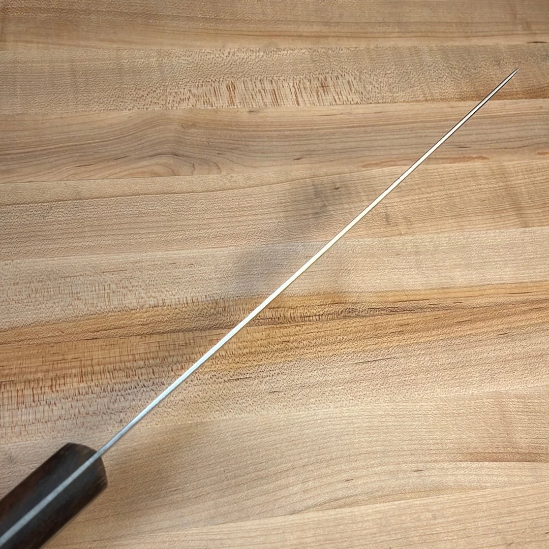 Vintage Dexter 10" Scimitar Carbon Steel Hollow Ground Rosewood 1950's-70's 11 Vintage Dexter 10" Scimitar Carbon Steel Hollow Ground Rosewood 1950's-70's - Image 9