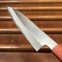 Tagai Sanjo 150mm Petty Migaki Stainless Clad Shirogami 2 Oak And Bubinga Handle -Knife shop image be221100 5d27 4ffd 9faf 8318f1fee092