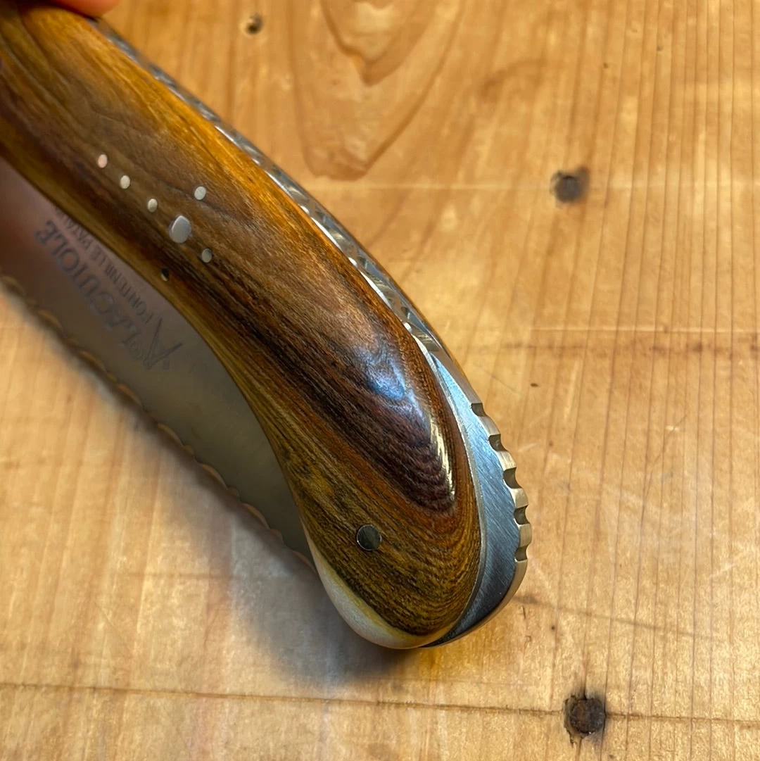 Fontenille Pataud Laguiole Sport 13cm Pocket Knife Guilloché Pistachio Lockback 9 Fontenille Pataud Laguiole Sport 13cm Pocket Knife Guilloché Pistachio Lockback - Image 7