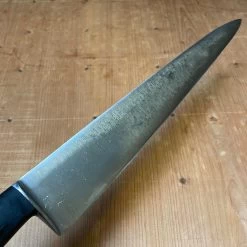Vintage American 10" Flexible Slicer Hand Forged Carbon Steel Ebony Brass 12 Vintage American 10" Flexible Slicer Hand Forged Carbon Steel Ebony Brass -Knife shop image be891337 b772 45e1 9ffe dedb583e091f