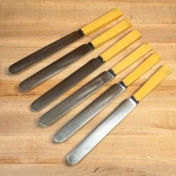 Vintage Joseph Rodgers & Sons Set Of 6 Dinner Knives Carbon Steel Edwardian ~1901-1910 -Knife shop image c1d40d7c 8f7a 4077 992d b4df36c74052