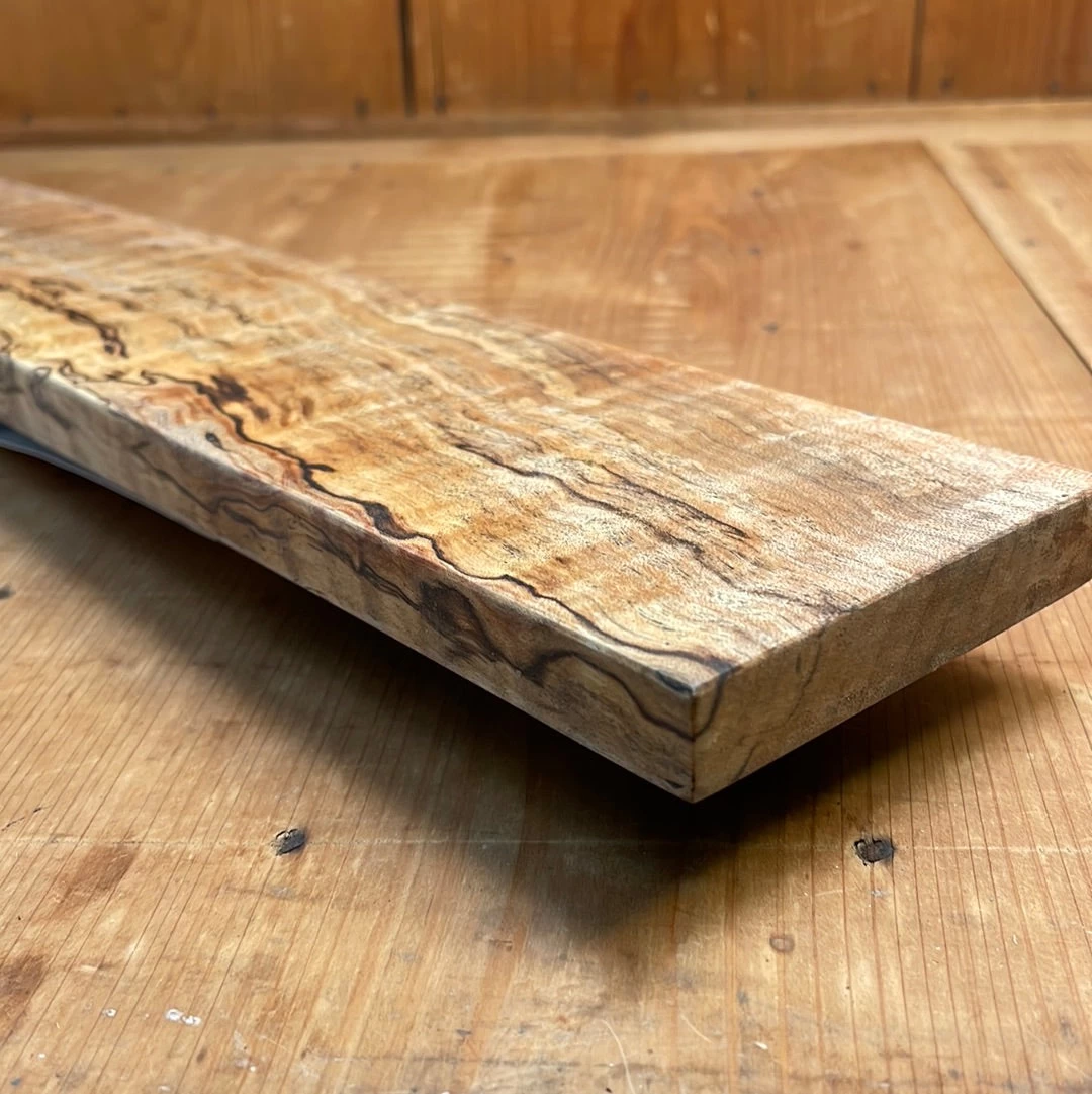 Knife En Place Harmony Select Large Spalted Curly Maple With Translucent Black Epoxy Magnetic Knife Holder 4 Knife En Place Harmony Select Large Spalted Curly Maple With Translucent Black Epoxy Magnetic Knife Holder - Image 2