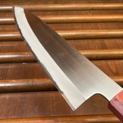 Tagai Sanjo 210mm Gyuto Migaki Stainless Clad Shirogami 2 Oak And Bubinga Handle -Knife shop image c925ce3f 4aca 41cc b35a e2140ddd0e95