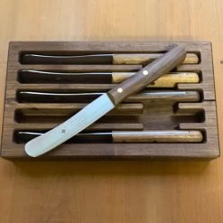 Friedr Herder Set Of Buckels Knives Walnut In Walnut Drawer Storage -Knife shop image c98acd48 d082 43aa abbb 098231c973d2