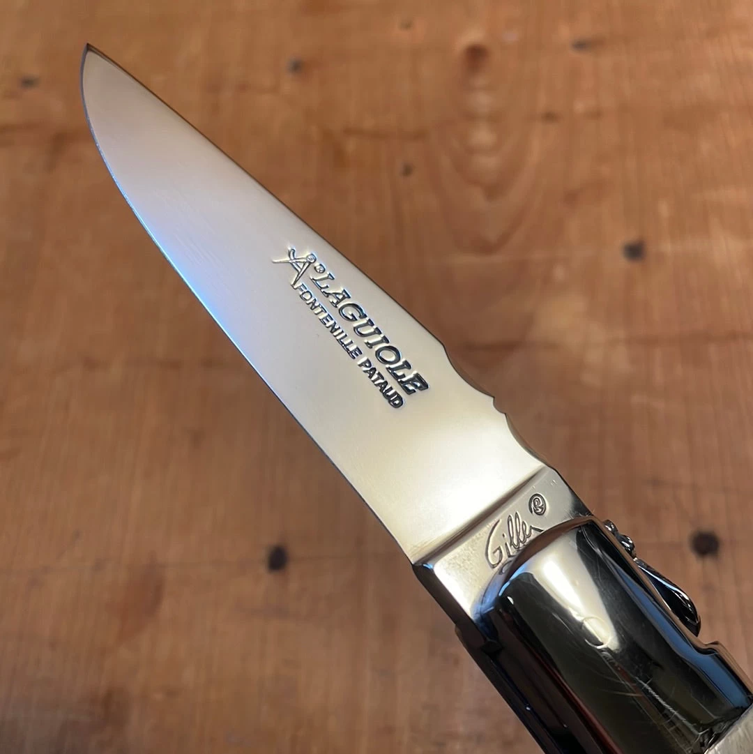 Fontenille Pataud Laguiole Gentleman 10.5cm Pocket Knife Horn Lockback 4 Fontenille Pataud Laguiole Gentleman 10.5cm Pocket Knife Horn Lockback - Image 2