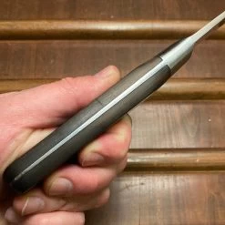 Vintage Sabatier Trumpet / Ancien Maison 12” Round Tip Carving Knife Stainless France 1950’s -Knife shop image cd6edbef b5df 430e a2ca 1beafed9615e