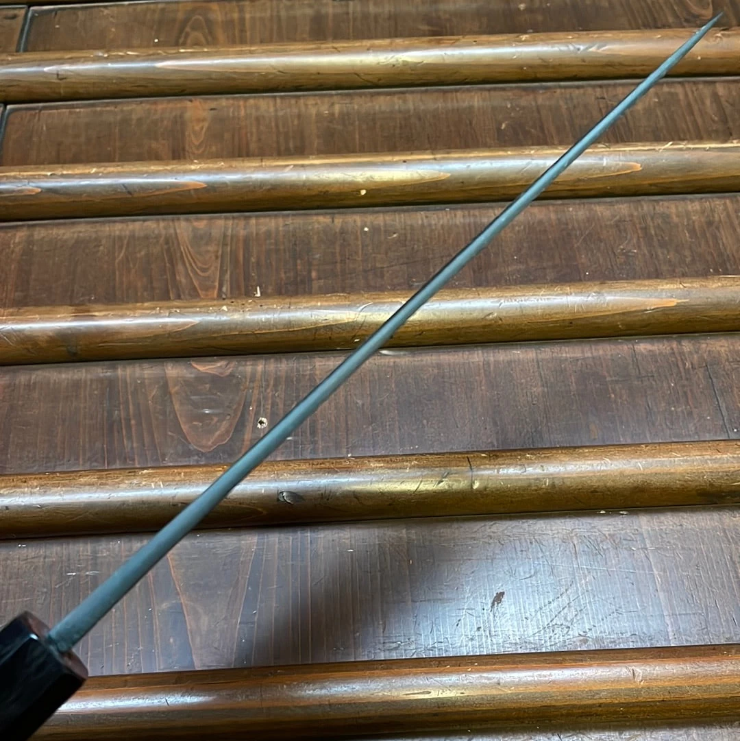 Hatsukokoro Shinkiro 210mm Gyuto Aogami Super Nihei Damascus Kurouchi Wenge 8 Hatsukokoro Shinkiro 210mm Gyuto Aogami Super Nihei Damascus Kurouchi Wenge - Image 6